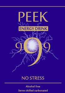 PEEK ENERGY DRINK 999 NO STRESS