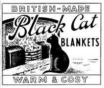 BLACK CAT BLANKETS WARM & COSY