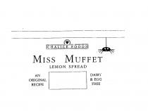 CHALICE FOODS MISS MUFFET LEMON SPREAD AN ORIGINAL RECIPE DAIRY & EGG FREE