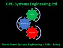 GPG Systems Engineering Ltd, People, Technology, Processes, Model Based Systems Engineering - RAM - Safety