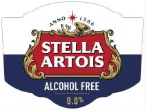 ANNO 1366 STELLA ARTOIS ALCOHOL FREE