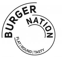 BURGER NATION FLAT ROUND TASTY