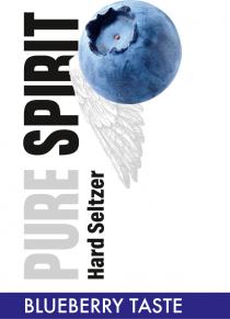 PURE SPIRIT Hard Seltzer BLUEBERRY TASTE