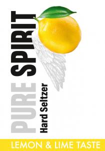 PURE SPIRIT Hard Seltzer LEMON & LIME TASTE