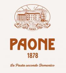 PAONE 1878 LA PASTA SECONDO DOMENICO