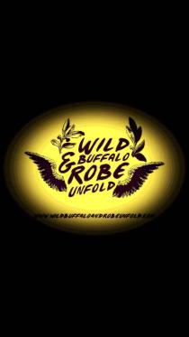 Wild buffalo & robe unfold