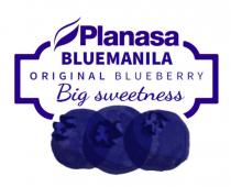 PLANASA BLUEMANILA ORIGINAL BLUEBERRY BIG SWEETNESS