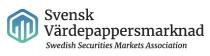 Svensk Värdepappersmarknad Swedish Securities Markets Association