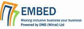 EMBED; Making inclusive business your business; Powered by DMS (Wirral) Ltd