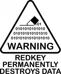 WARNING REDKEY PERMANENTLY DESTROYS DATA