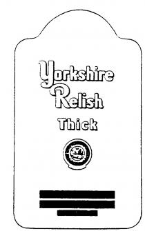 Yorkshire Relish Thick