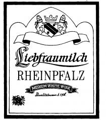 GUSTAV PRINZ Liebfraumilch RHEINPFALZ MEDIUM WHITE WINE