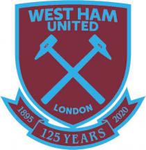 WEST HAM UNITED LONDON 1895 125 YEARS 2020