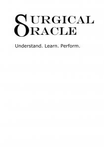 Surgical Oracle Understand. Learn. Perform.