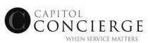 C CAPITOL CONCIERGE WHEN SERVICE MATTERS