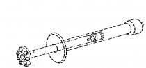 The mark consists of a number of bumps which are provided on the outer end of the plunger of a syringe so as to form a circle.