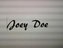 Joey Doe