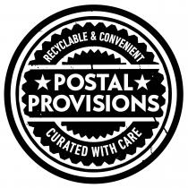 Postal Provisions Recyclable & Convenient Curated with Care