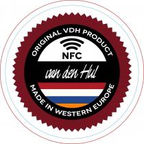 ORIGINAL VHD PRODUCT NFC VAN DEN HUL MADE IN WESTERN EUROPE