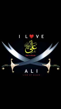 I LOVE SHER-E-KHUDA ALI LION OF ALLAH