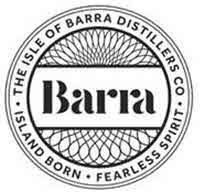 BARRA. THE ISLE OF BARRA DISTILLERS CO. ISLAND BORN. FEARLESS SPIRIT.