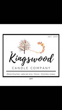 EST: 2019 KINGSWOOD CANDLE COMPANY .HAND CRAFTED - 100% SOY WAX - VEGAN - SCENTED CANDLE. 30CL