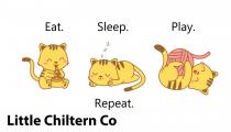 LITTLE CHILTERN CO EAT. SLEEP zzz. PLAY. REPEAT.