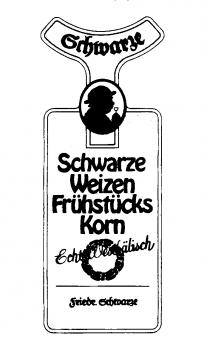 Schwarze Weizen Fruhstucks Korn