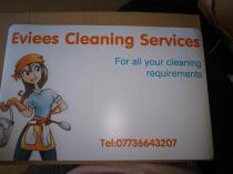 EVIEES CLEANING SERVICES FOR ALL YOUR CLEANING REQUIREMENTS TEL:07736643207