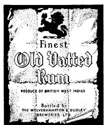 FINEST OLD VATTED RUM