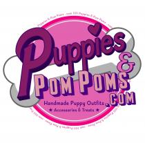 Puppies & Pom Poms Puppies and Pom Poms puppiesandpompoms.com puppies&pompoms Handmade Puppy Outfits. Accessories & Treats.