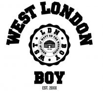 WEST LONDON BOY, WST LDN BOY, KEEPIN IT WAVY ON THE WESTSIDE, Est 20XX