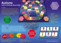 AUTISMO AUTISM CHALLENGE BOARD GAME Mental Health Board Game STRATEGY GENERAL KNOWLEDGE · SOCIAL INTERACTION SKILLS THE PREMISE EDUCATIONAL BE A SUPERHERO AUTISMER SCHEME BLACKMAIL OR BRIBE WAY TO THE TOP OR JUST BE PLAIN HONEST! UNDERMINE YOUR RIVAL AN