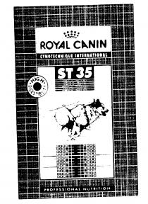 ROYAL CANIN CYNOTECHNIQUE INTERNATIONAL ST 35 HIGH DIGESTIBILITY PROFESSIONAL NUTRITION