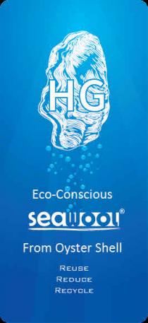 HG ECO-CONSCIOUS SEAUPOL FROM OYSTER SHELL REUSE REDUCE RECYCLE