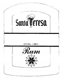 PRODUCT OF VENEZUELA Santa Teresa CARTA BLANCA EXTRA LIGHT Rum