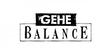 GEHE B A L A N C E