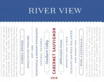 RIVER VIEW WINES ARE VINTAGED FROM HIGH QUALITY GRAPES FROM OUR FAMILY OWNED, SINGLE ESTATE VINEYARD IN GOULBURN VALLEY, CENTRAL VICTORIA; AN AREA THAT HAS BEEN PRODUCING QUALITY WINES SINCE 1860. OUR VINEYARD FEATURES 6KMS OF GOULBURN RIVER, VICTORIA'S L