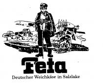 Feta Deutscher Weichkase in Salzlake