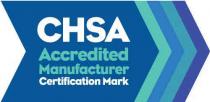 CHSA ACCREDITED MANUFACTURER CERTIFICATION MARK