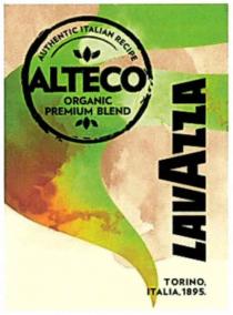 AUTHENTIC ITALIAN RECIPE ALTECO ORGANIC PREMIUM BLEND LAVAZZA TORINO, ITALIA, 1895