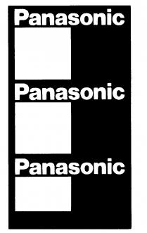 Panasonic Panasonic Panasonic