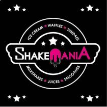 WAFFLES ICE CREAM SUNDAES SHAKE MANIA MILKSHAKES SMOOTHIES JUICES
