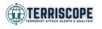 TERRISCOPE TERRORIST ATTACK ALERTS & ANALYSIS