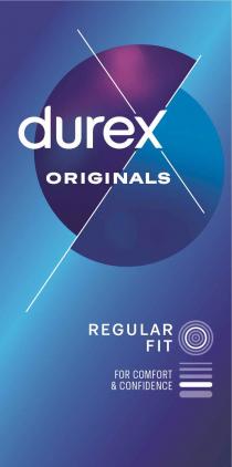 DUREX ORIGINALS REGULAR FIT FOR COMFORT & CONFIDENCE