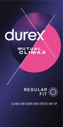 DUREX MUTUAL CLIMAX REGULAR FIT SLOWS HIM DOWN AND SPEEDS HER UP