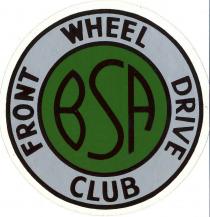 BSA FRONT WHEEL DRIVE CLUB