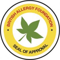 BRITISH ALLERGY FOUNDATION . SEAL OF APPROVAL