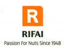 R RIFAI PASSION FOR NUTS SINCE 1948