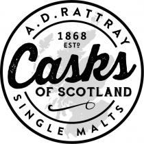 A. D . RATTRAY 1868 CASK'S OF SCOTLAND SINGLE MALTS